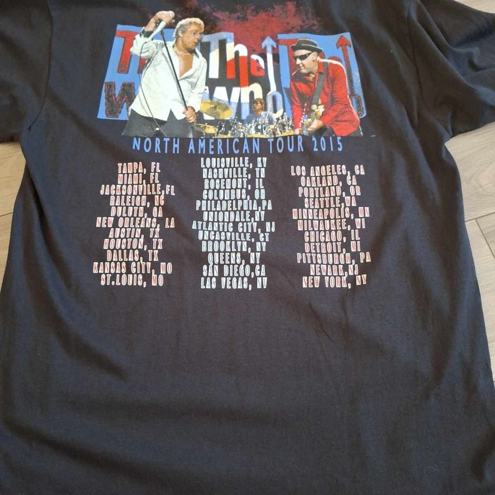 The who rock vintage band shirt